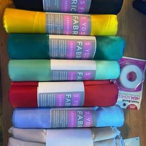 Assorted Fabrics and patches